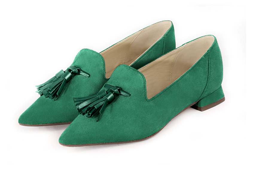 Emerald green sale loafers